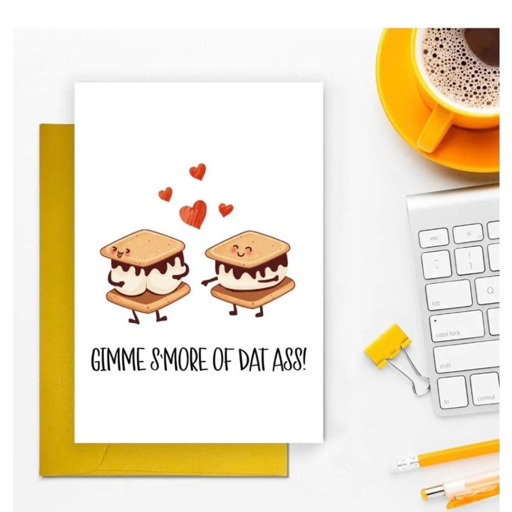 Unbranded Unisex Greeting Card 5.3 x 8 inches‎ White